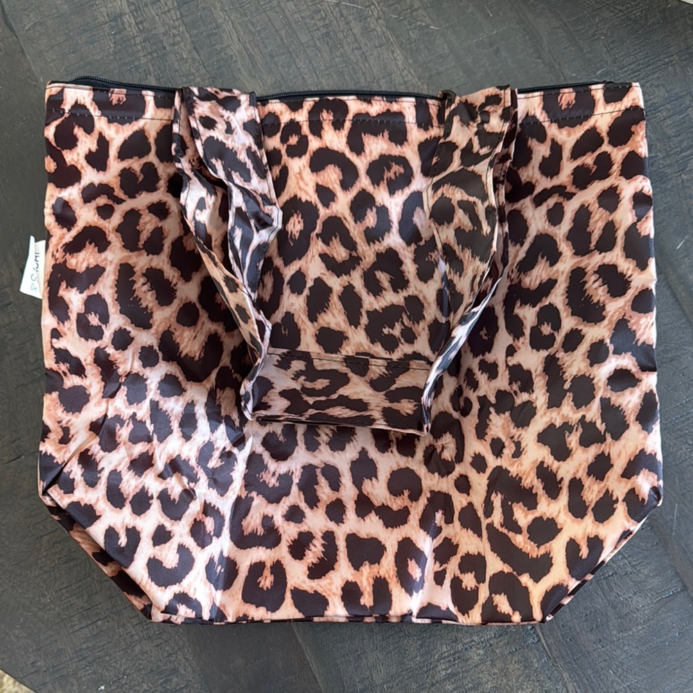 Leopard Print Tote Bag